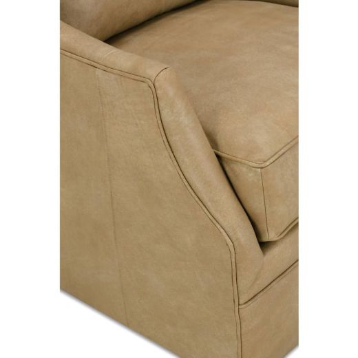 Picture of Kara Leather Swivel Chair w/ Glider Option